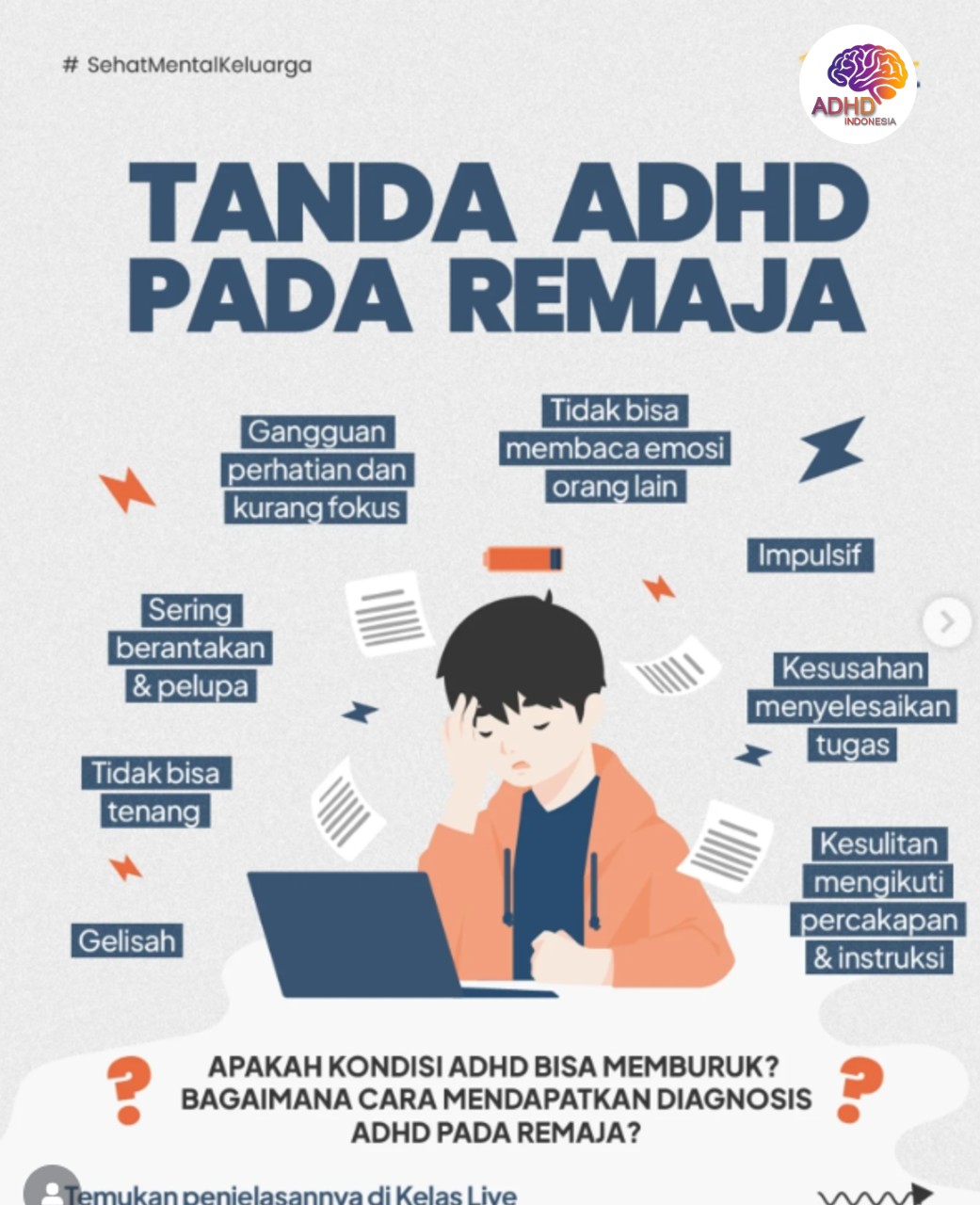 Screening ADHD Non-Diagnostik: Edukasi Awal bagi Orang Tua di Kabupaten Muna